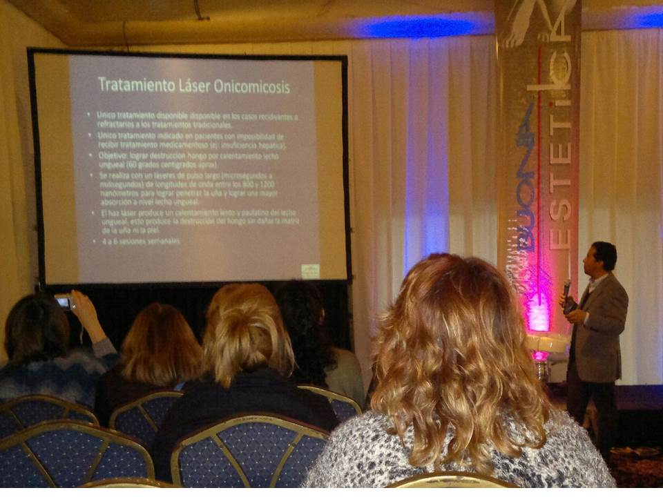 Disertaci�n 'Tratamiento L�ser de los Hongos en las U�as, Onicomicosis' por el Dr. P�rez Rivera